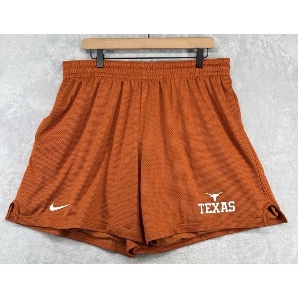Nike Dri-Fit Texas Longhorns Practice Shorts Orange 6" Men's Size 3XL